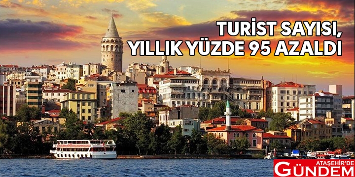 İSTANBUL’A GELEN TURİST SAYISI AZALDI TURİST SAYISI,YILLIK YÜZDE 95 AZALDI